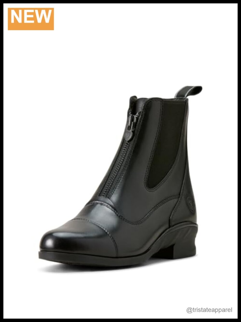 Women's Heritage Zip Paddock Boot Leather Equestrian Ankle Boot